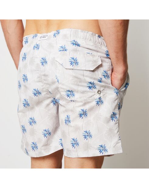 Short de bain Zephir gris/bleu