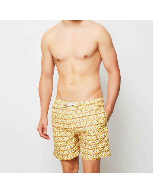 Bañador Boris amarillo/blanco
