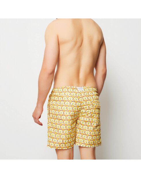 Bañador Boris amarillo/blanco