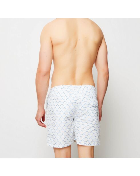 Bañador Fluvial blanco/azul