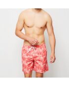 Short de bain Tuba rouge/blanc