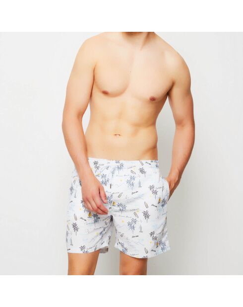 Pantaloncini da bagno blu Good Vibes