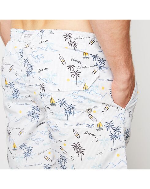 Pantaloncini da bagno blu Good Vibes