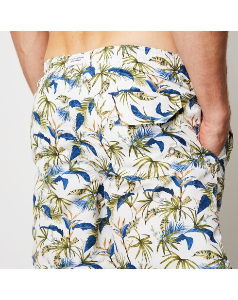 Bañador Strelitzia blanco/azul/verde