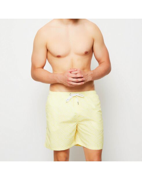 Bañador Rivage amarillo/blanco