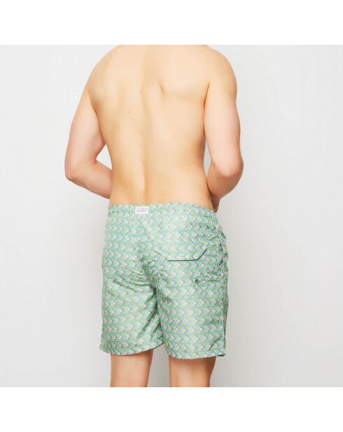 Bañador Nenuphar verde/rosa