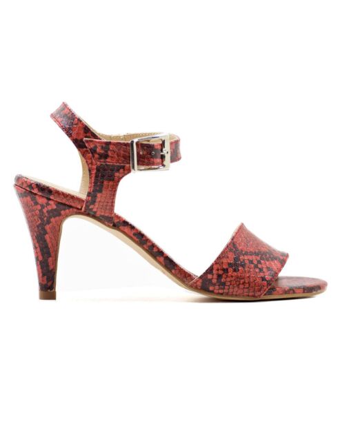 Red Oli Ledersandalen - 6 cm Absatz