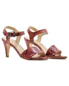 Red Oli Ledersandalen - 6 cm Absatz