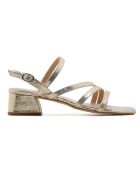 Sandalias Chila en piel platino