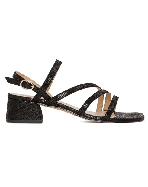 Sandales en Cuir Chila noires