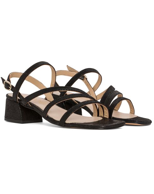Sandalias Celine de piel negras