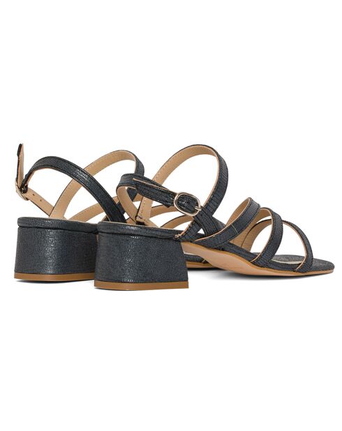 Sandales en Cuir Chila marine