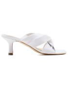 Will White Pantolette aus Leder mit 6 cm Absatz