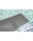 2 Bains de soleil Barcelona en aluminium et textilène anthracite - 195x74x32 cm