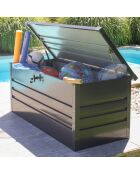 Scatola Gartenbox, 600 l, Anthrazit, 165 x 70 x 62 cm