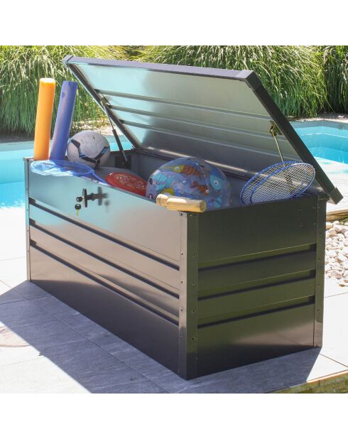 Scatola Gartenbox, 600 l, Anthrazit, 165 x 70 x 62 cm