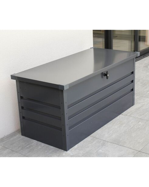 Scatola 350L Gartenbox Anthrazit - 120x61x62 cm