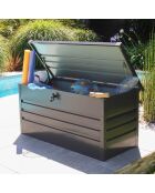 Scatola 350L Gartenbox Anthrazit - 120x61x62 cm