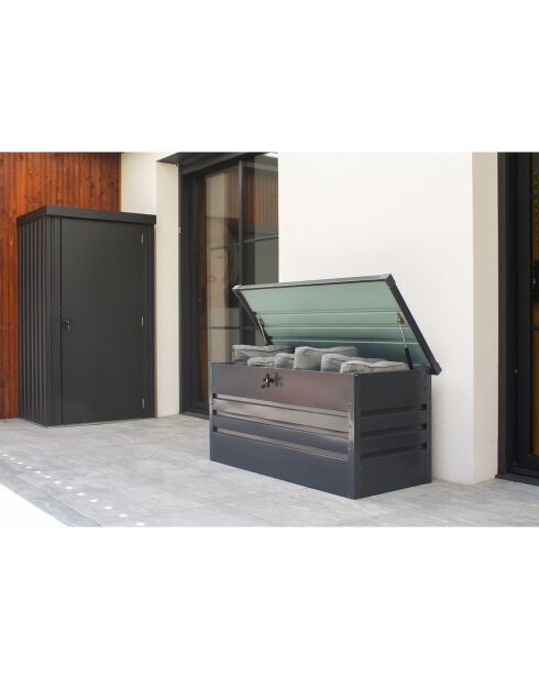 Scatola 350L Gartenbox Anthrazit - 120x61x62 cm