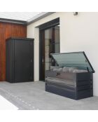 Scatola 350L Gartenbox Anthrazit - 120x61x62 cm