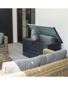 Scatola 350L Gartenbox Anthrazit - 120x61x62 cm