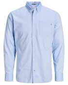 Chemise Jjeclassic Soft Oxford bleue