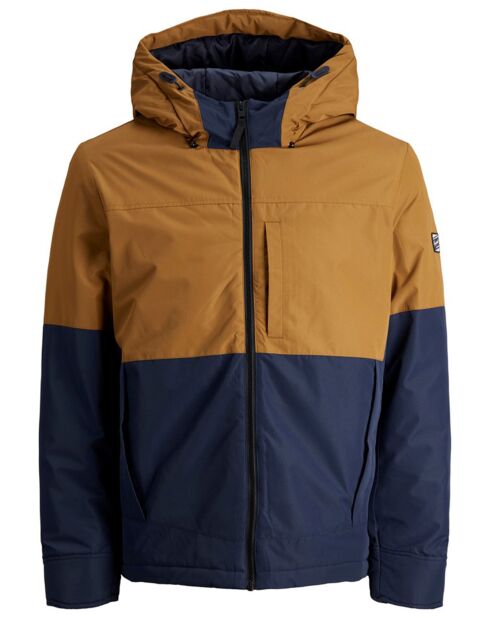 Blouson Jorbobby bleu marine/camel