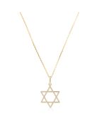 Pendentif Etoile de David or jaune
