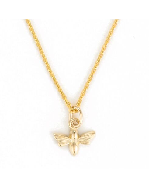 Pendentif Abeille or jaune