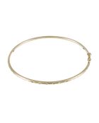 Schlichter schicker Armreif aus Gelbgold