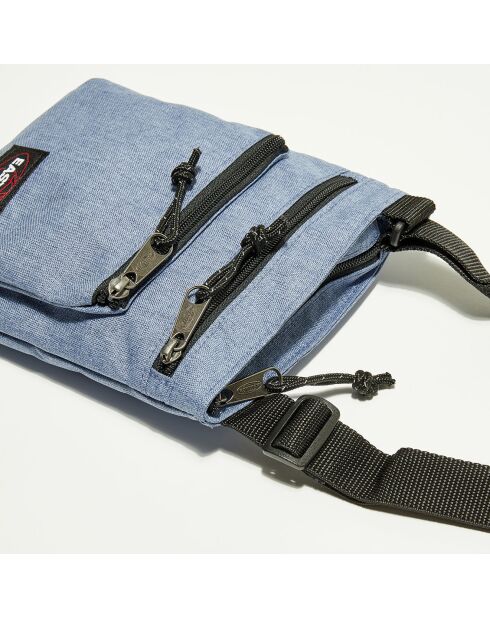 Besace Rusher bleu jean - 23x18x2 cm