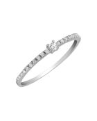 Diep witgouden ring