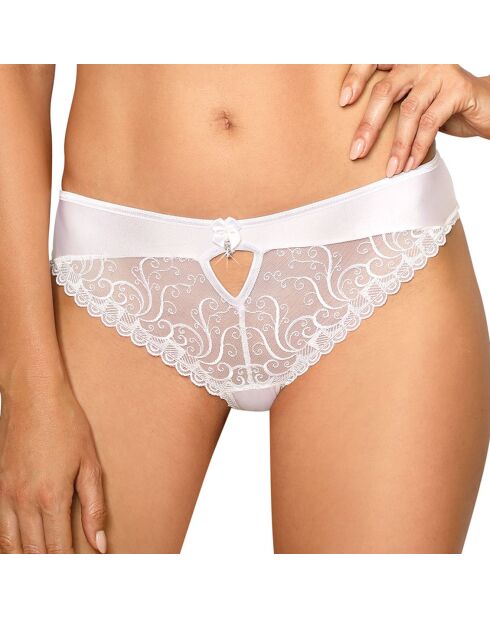 Slip in raso bianco Anuk