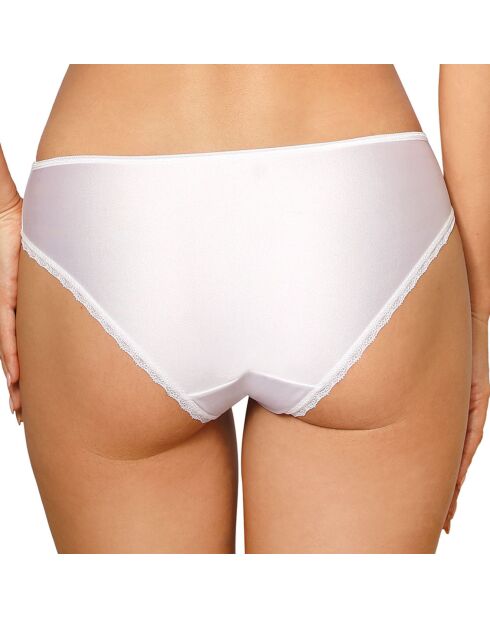 Slip in raso bianco Anuk