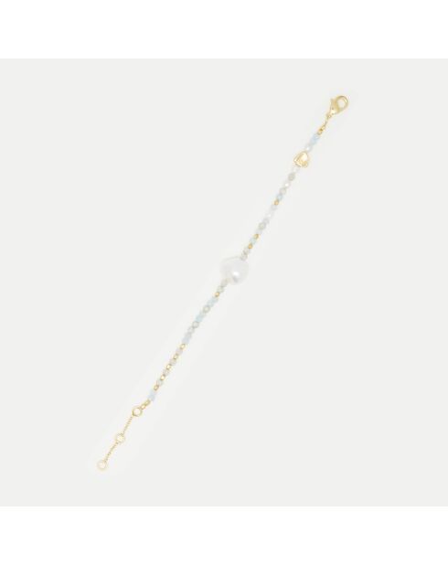 Bracelet Jian Multipierres en laiton doré