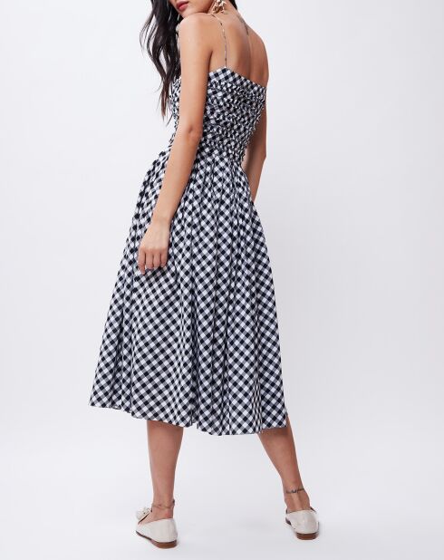Robe à carreaux noire