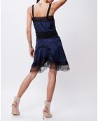 Robe 100% Soie Sophie marine