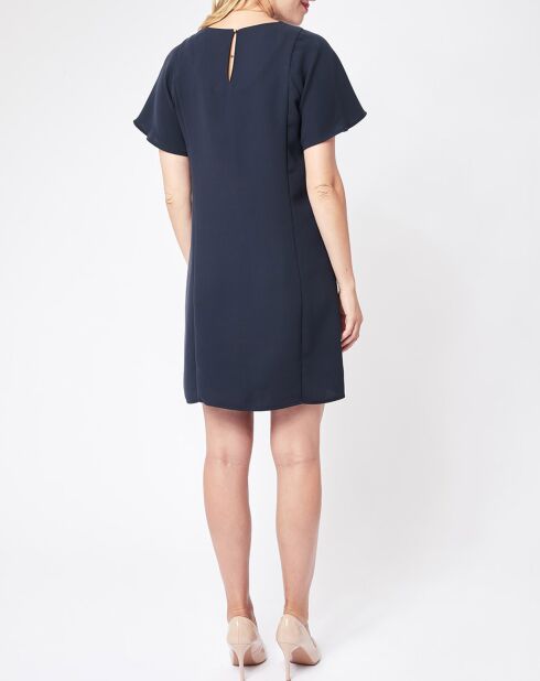 Robe coupe droite bleu marine