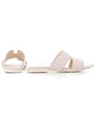 Mules en Cuir Sandy roses
