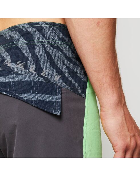 Bañador Sidetrack verde/gris