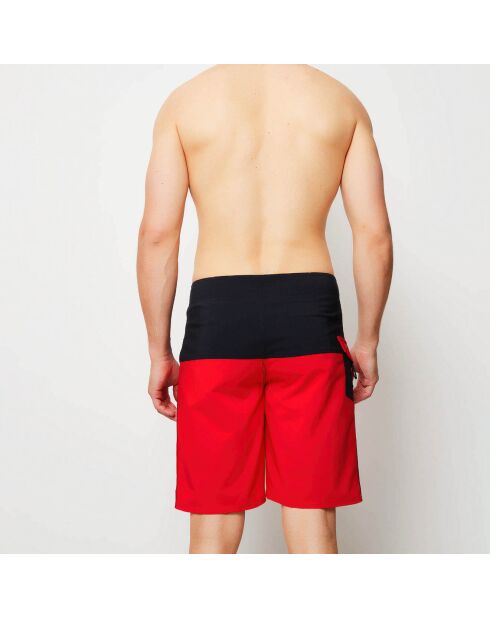 Pantalones cortos de baño Road Block negro/rojo