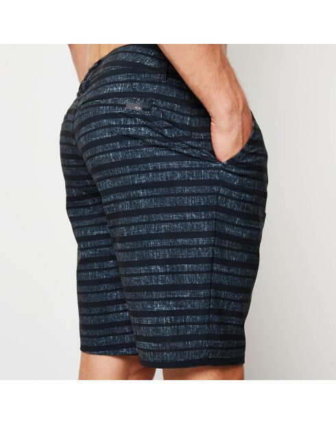 Short de Bain à rayures gris