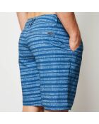 Short de Bain à rayures bleu