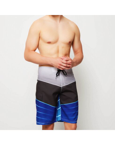 Blink grijs/zwart/blauwe zwemshorts