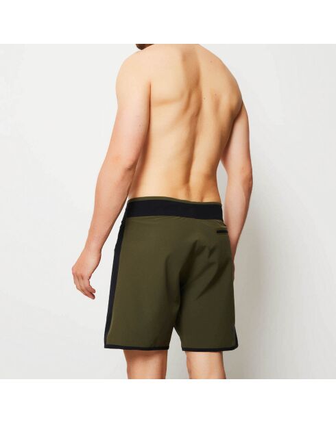 Pantalones cortos de baño flotantes negro/caqui