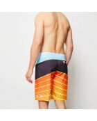 Short de Bain Blink bleu/noir/orange
