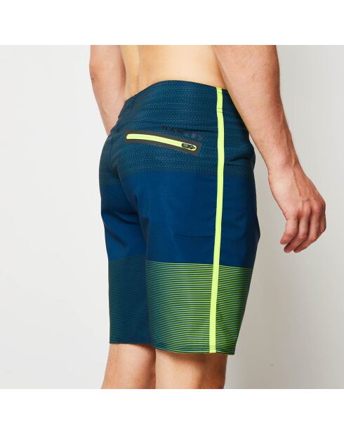 Pantaloncini da bagno Oz Trilogy blu petrolio/giallo fluo