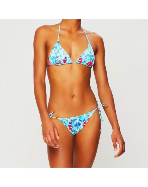 Colyn Olive türkisfarbener 2-teiliger Badeanzug