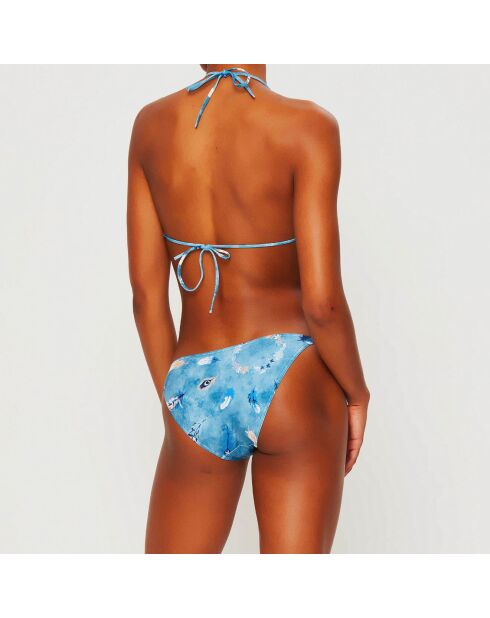 Colyn Feather blauer 2-teiliger Badeanzug