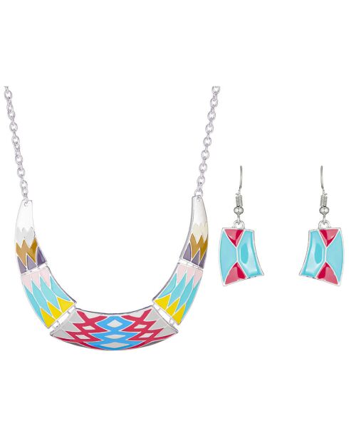 Parure Navajaos multicolore